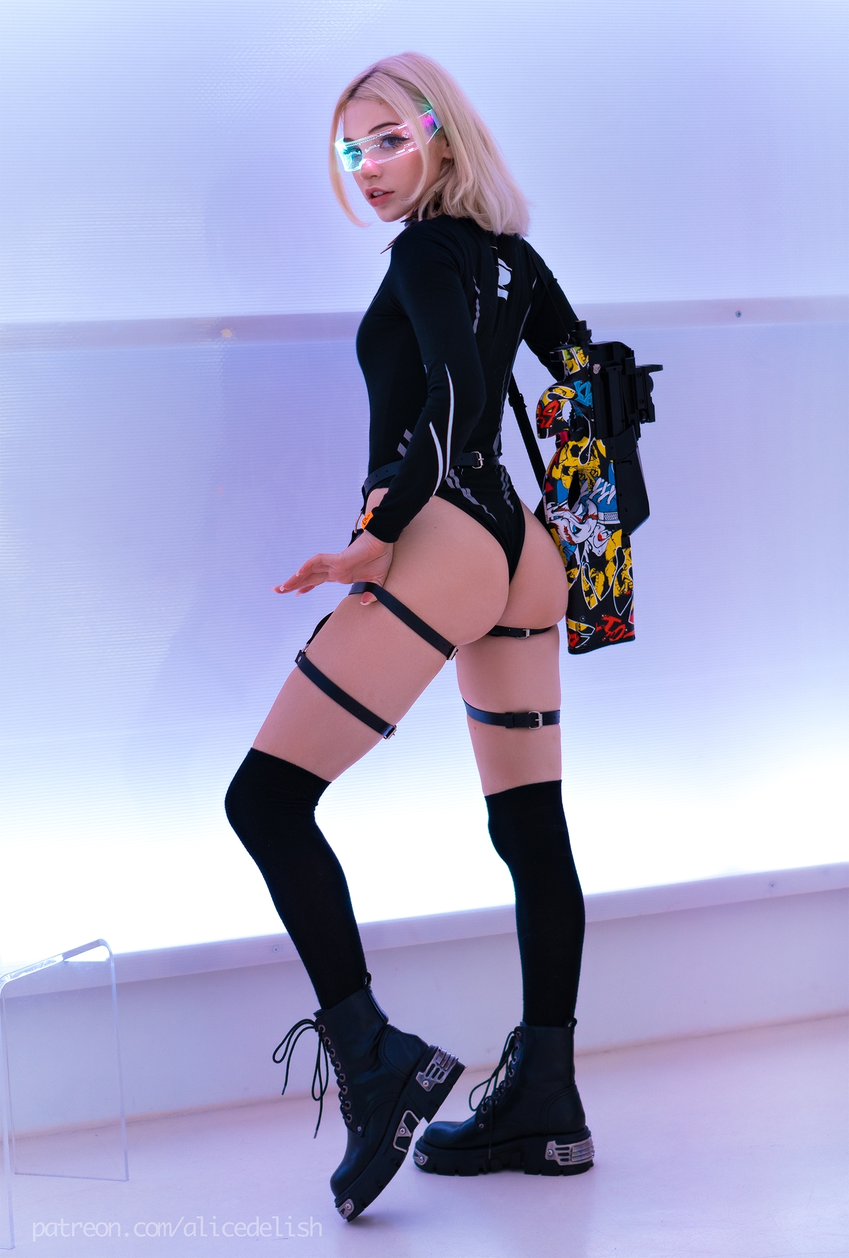 Cyber Blonde - NSFW, Girls, Erotic, Cosplay, Longpost