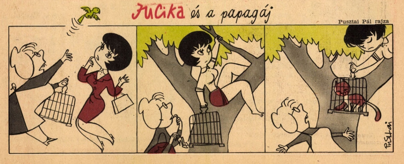 Jucika Hungarian comics - Comics, Hungary, Longpost, Jucika, Repeat