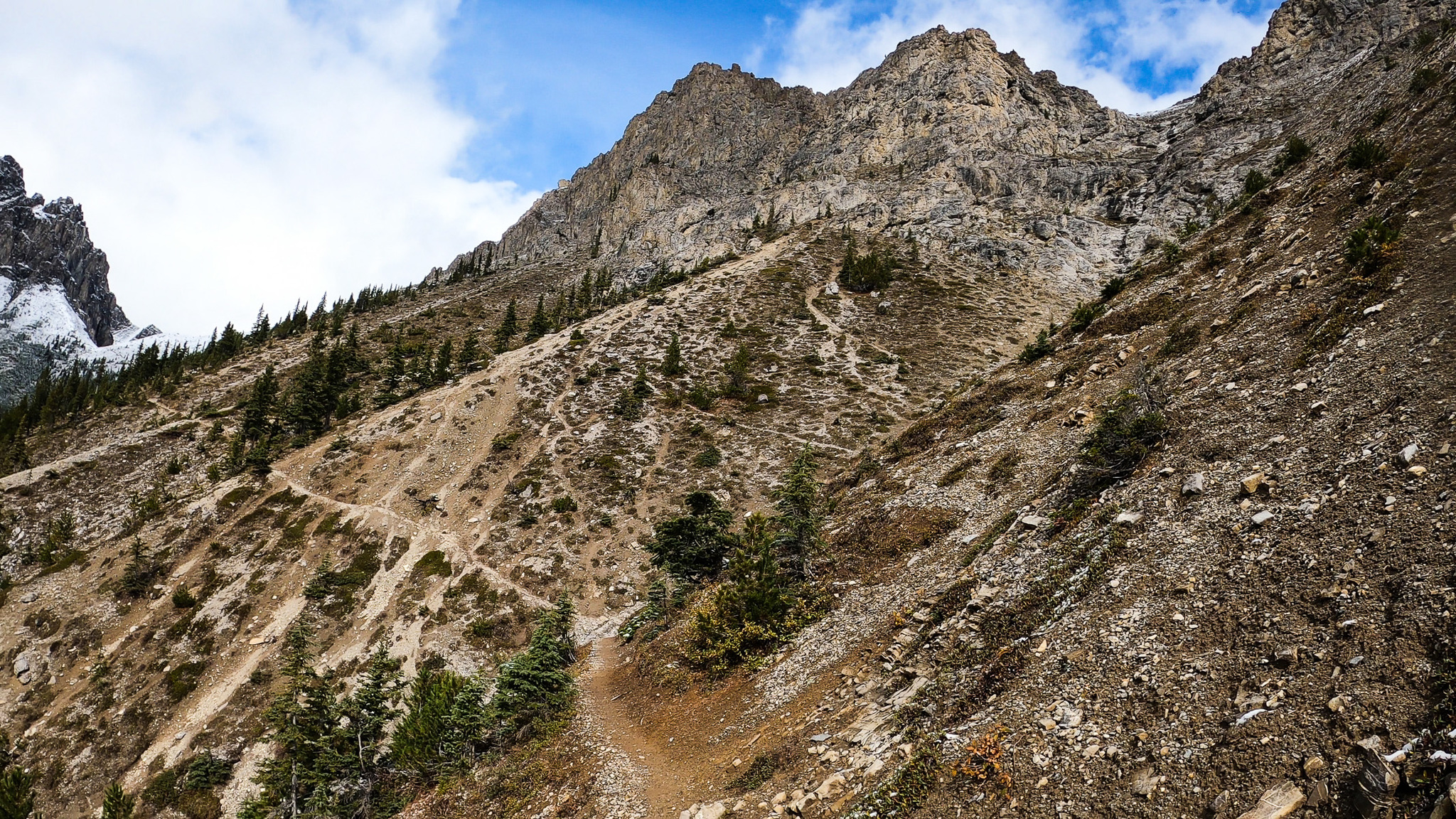 The first snow pass of the season! - My, The mountains, Canada, Mountaineering, Pass, Hike, Nature, Video, Longpost