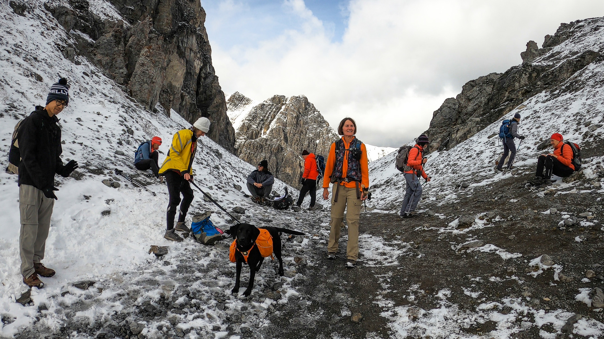 The first snow pass of the season! - My, The mountains, Canada, Mountaineering, Pass, Hike, Nature, Video, Longpost