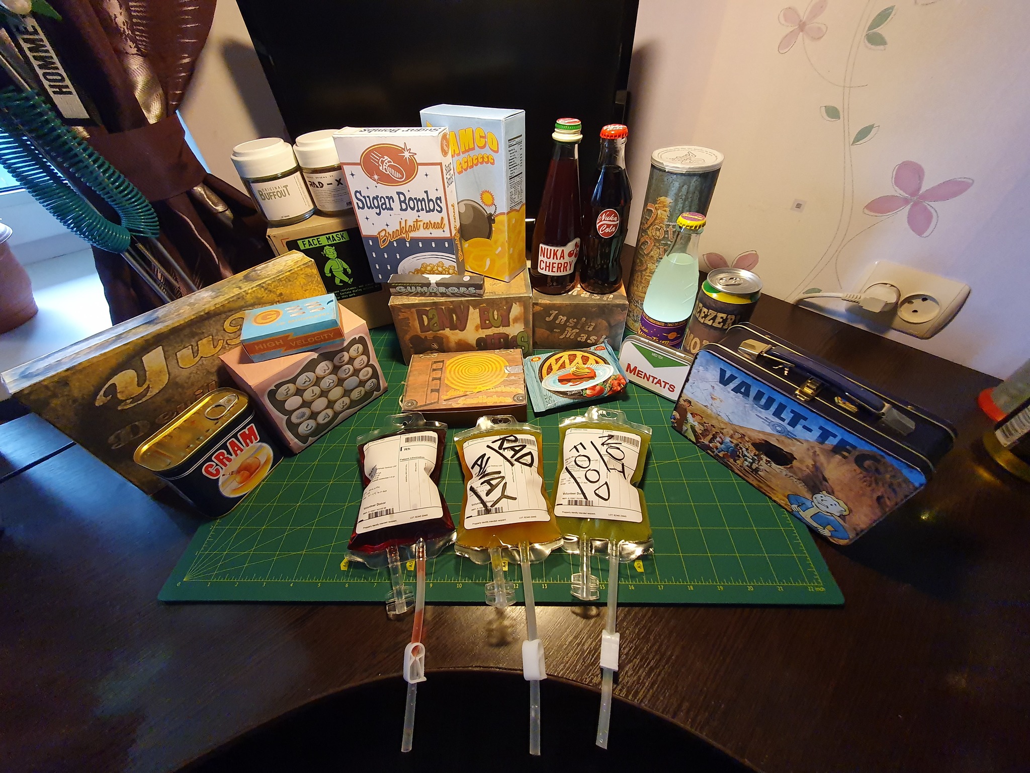 Fallout birthday kit or how I made a gift for six months - My, Craft, With your own hands, Needlework, Fallout, Fallout 4, Presents, Video, Longpost, Needlework with process