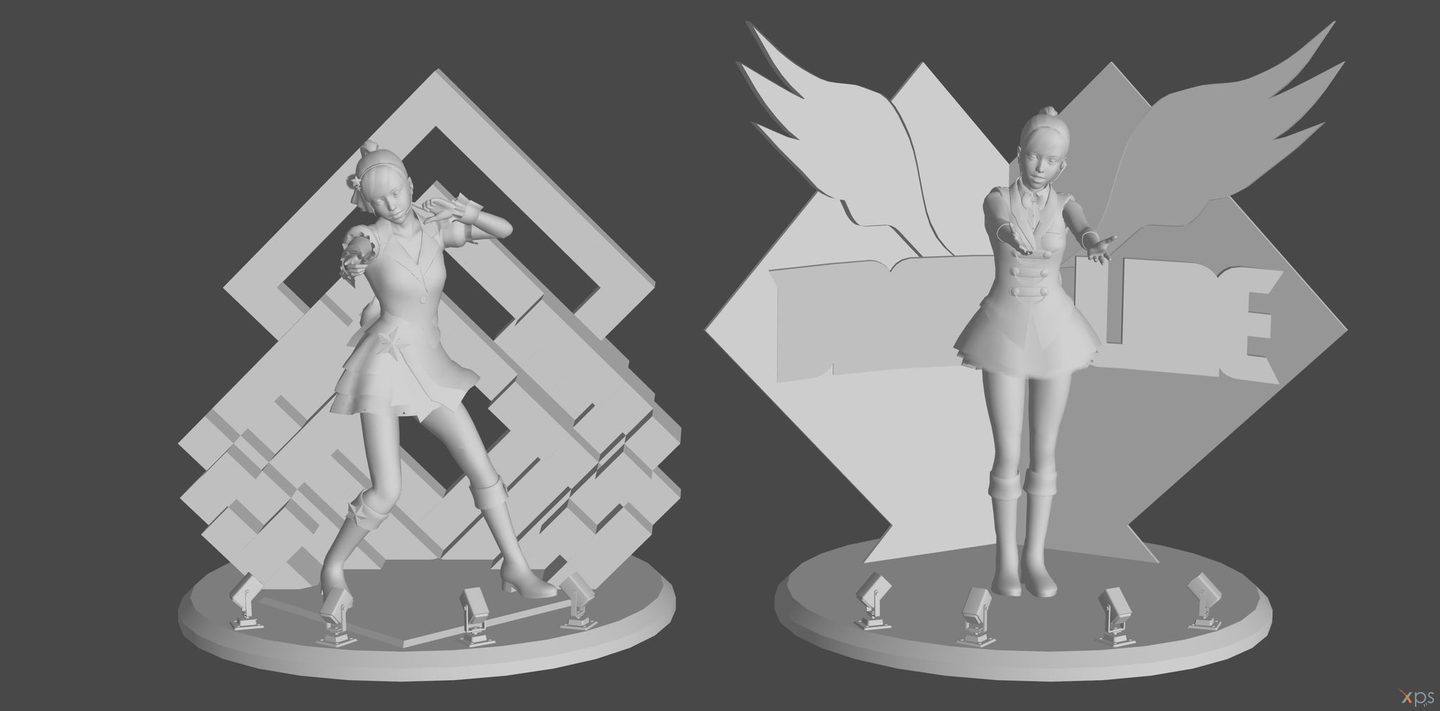 Question for figurine printers - My, 3D modeling, 3D печать, Yakuza