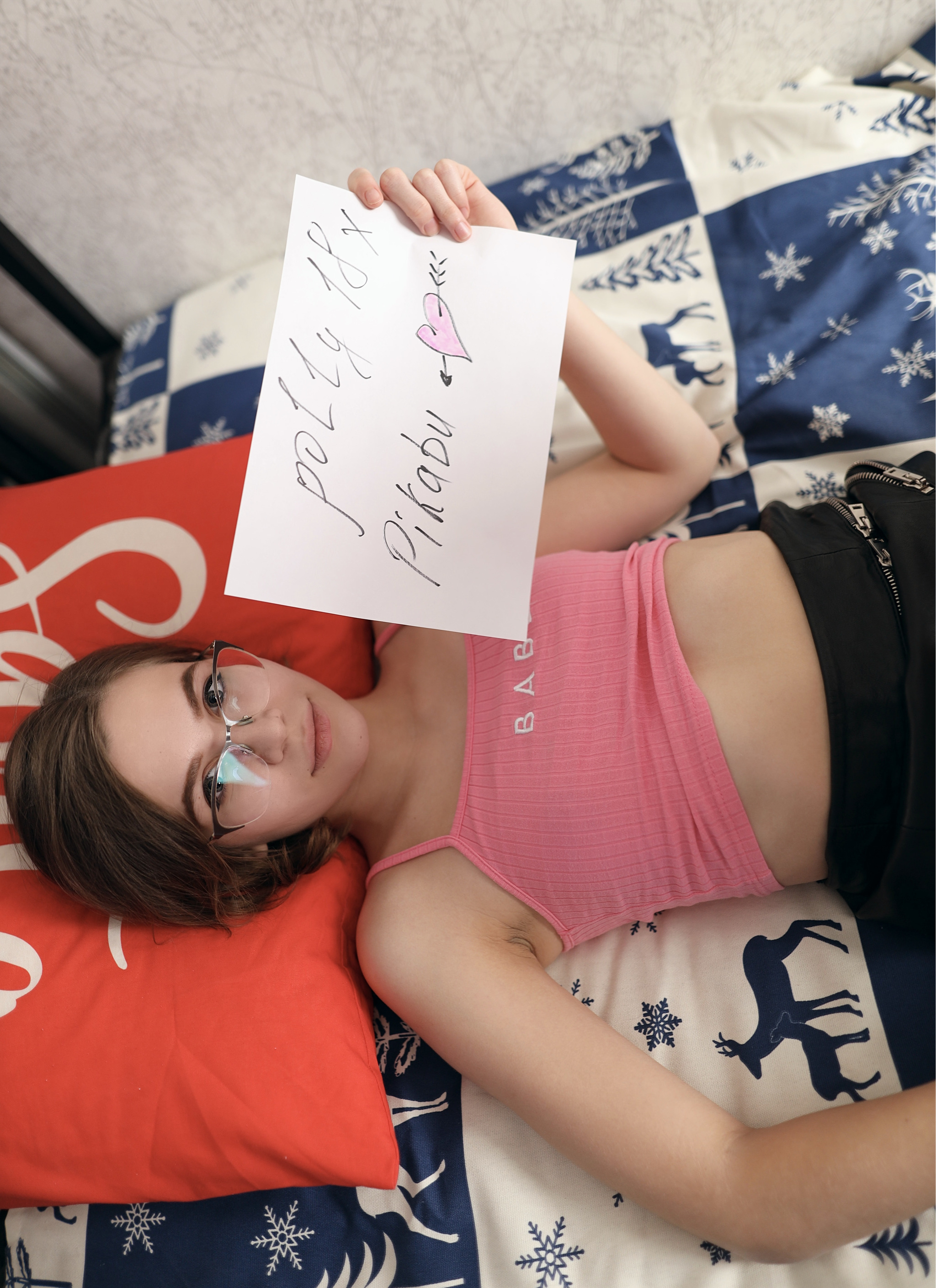 Special for pikabu or feed her someone - NSFW, My, Homemade, Good body, Verification, Girl in glasses, Onlyfans, Longpost