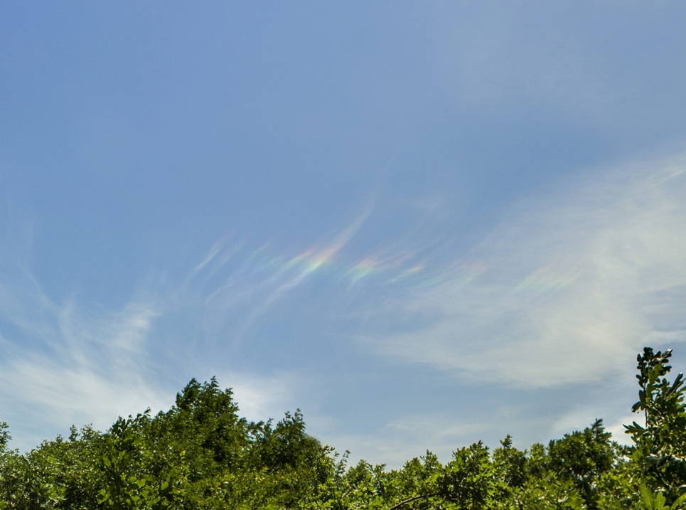 Optical phenomena that anyone can see - My, Rainbow, Halo, Brocken Ghost, Optical phenomenon, Sky, Longpost, Clouds, The sun, Light poles