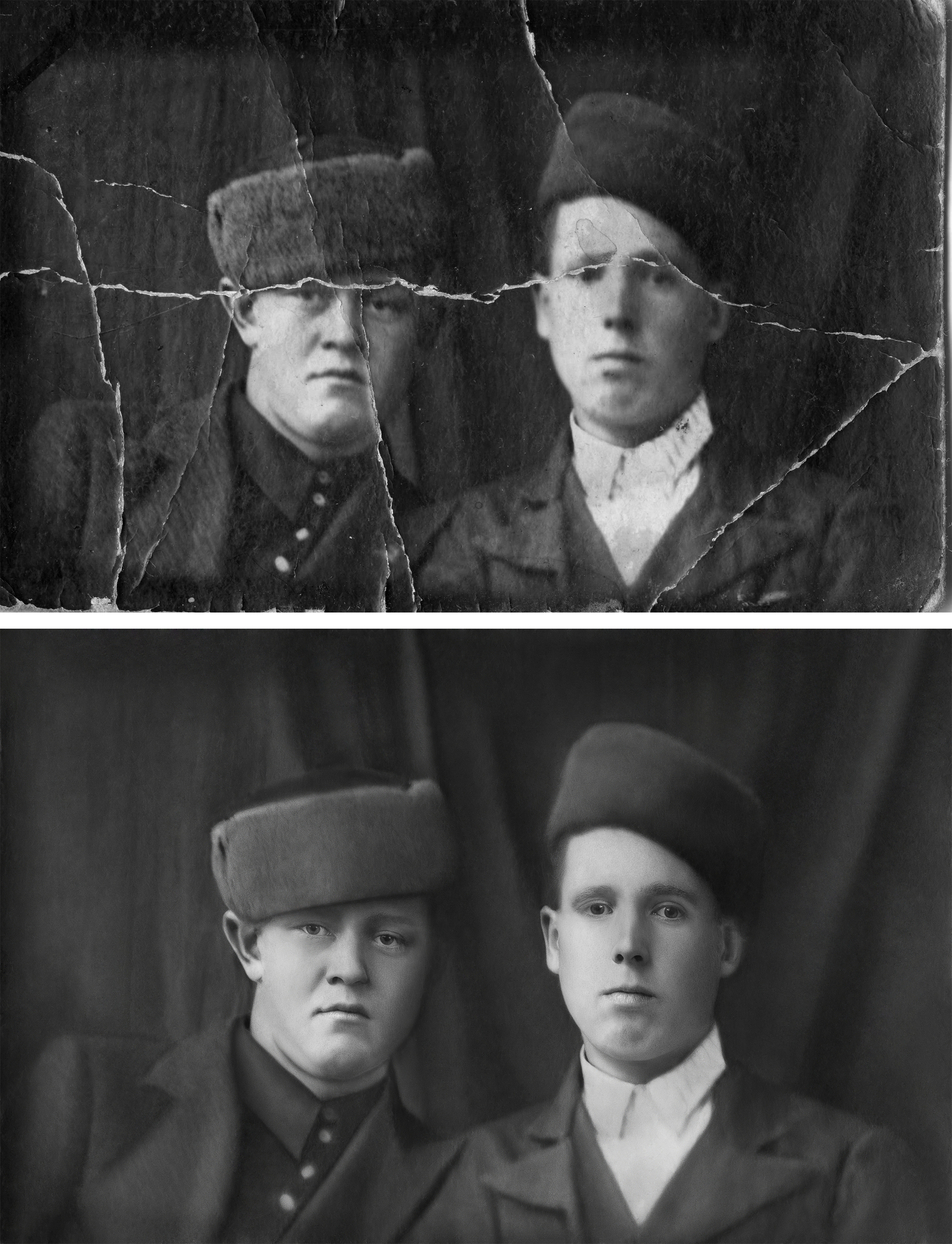 Need old/damaged photos for portfolio - My, Retouch, Restoration, Photo restoration, Photoshop, Photoshop master