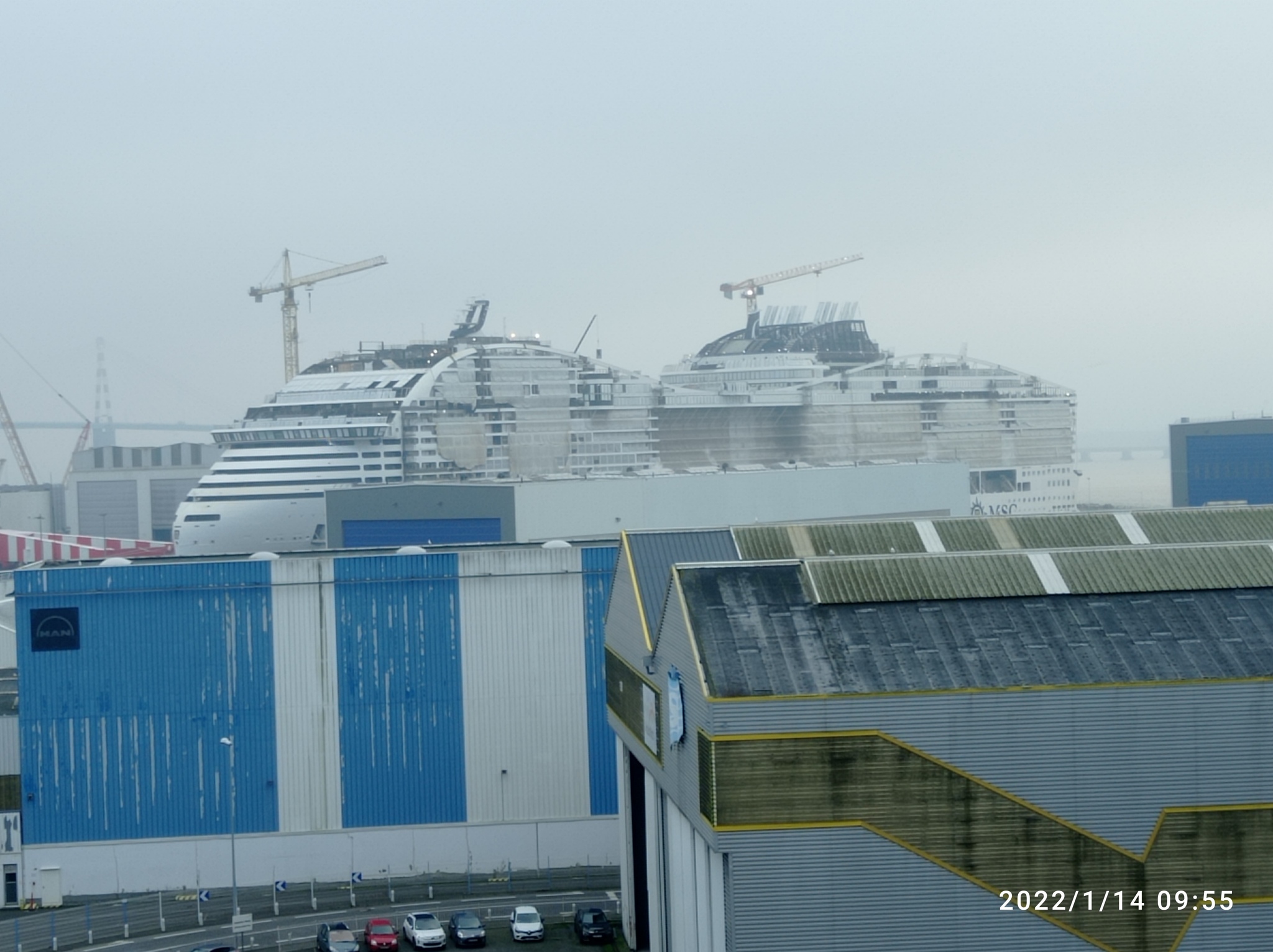 Liner stand - My, Shipbuilding, France, The photo, Longpost