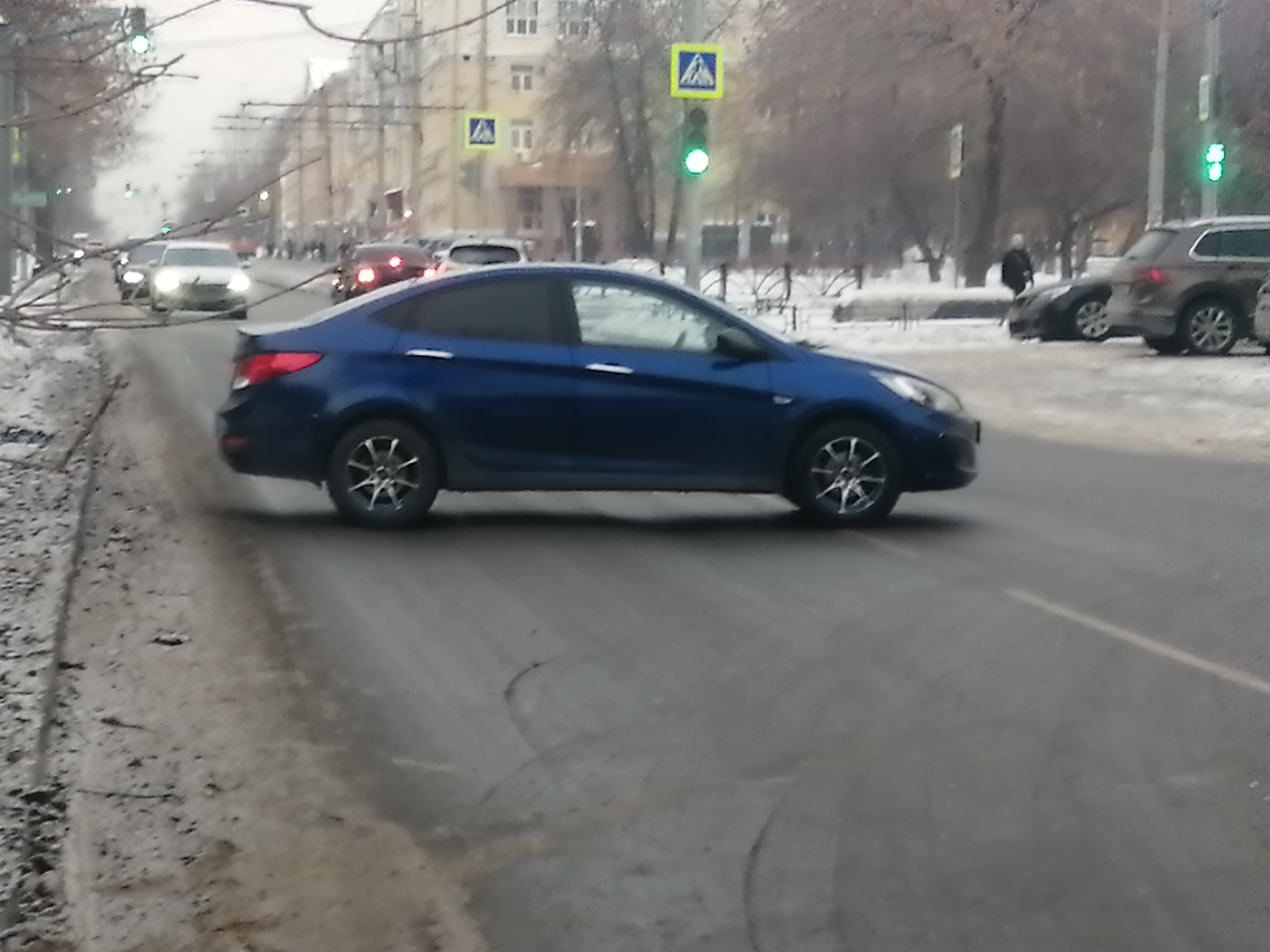 No brakes - My, Road, Parking, Longpost, Yekaterinburg, Auto