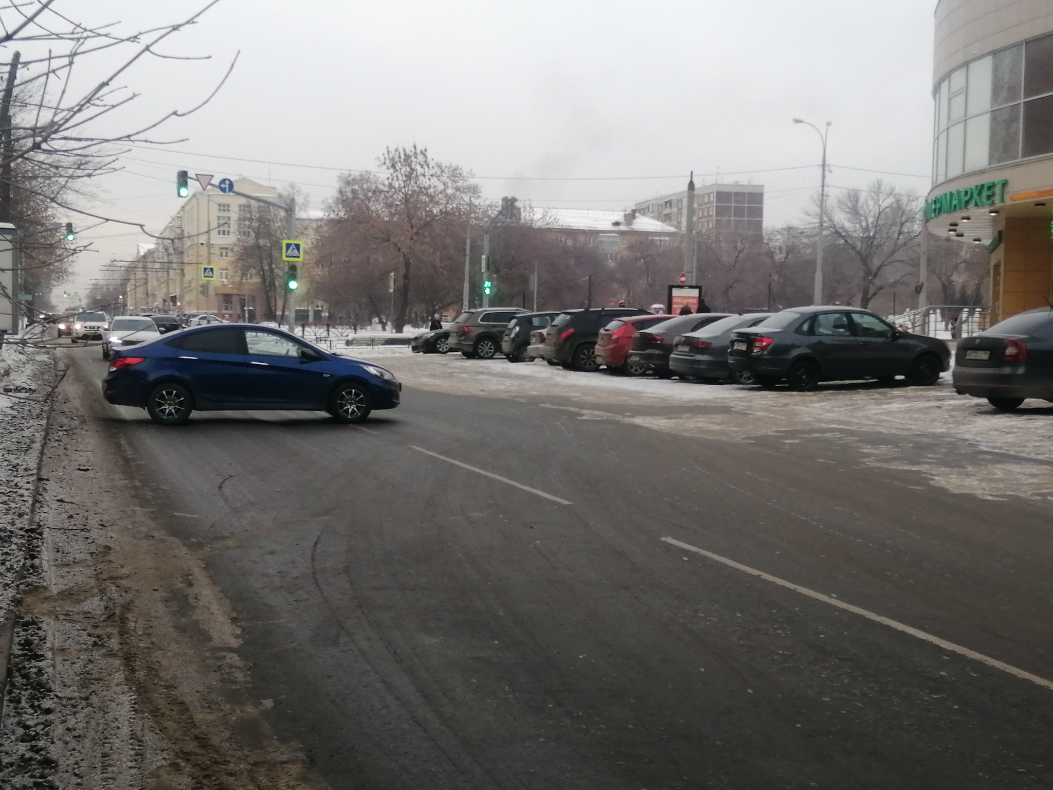 No brakes - My, Road, Parking, Longpost, Yekaterinburg, Auto