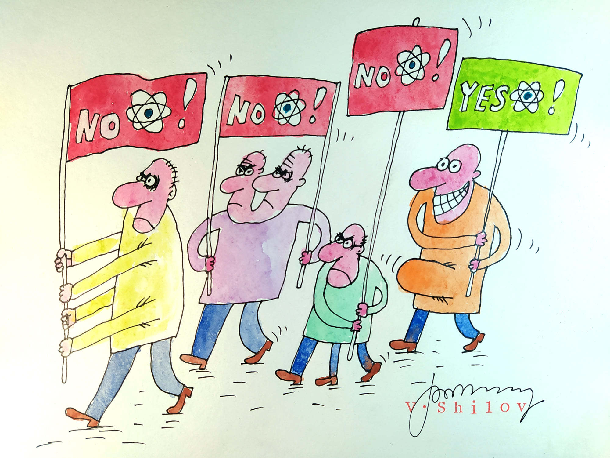 No no no yes - My, Taiwan, Atom, Images, Humor, Drawing, Sad humor, Rally, Health