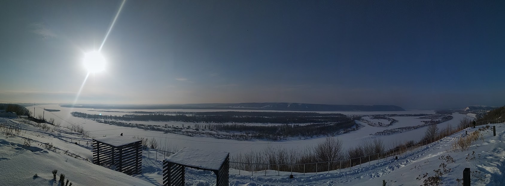 Зимняя Волга - Моё, Река Волга, Достопримечательности