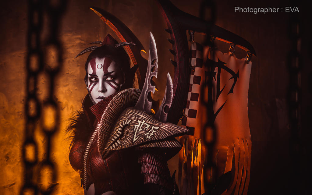 Drukhari, модель: Svinkavkresle - Warhammer 40k, Warhammer cosplay, Drukhari, Dark Eldar, Косплей, Длиннопост