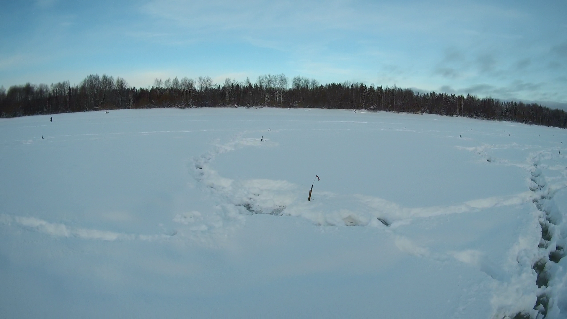 Fishing with jigs in January. A sharp change in the weather - My, Fishing, Pike, Perch, Zherlitsy, Video, Longpost