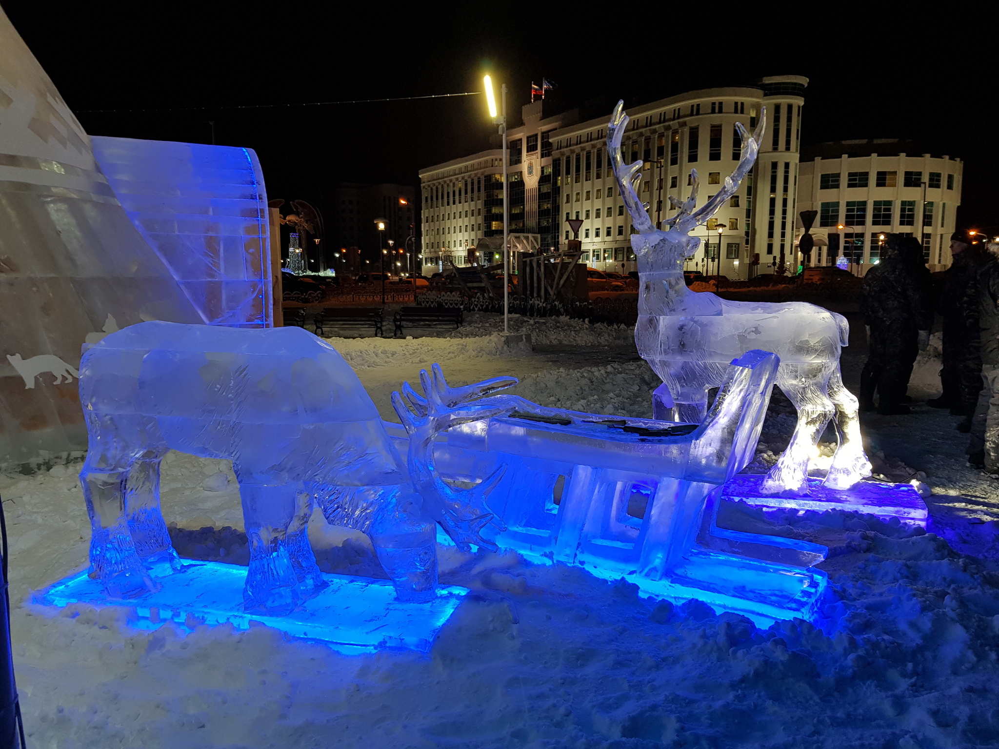 Ice chum Yamal - My, Chum, Yamal, Ice, Art, Longpost