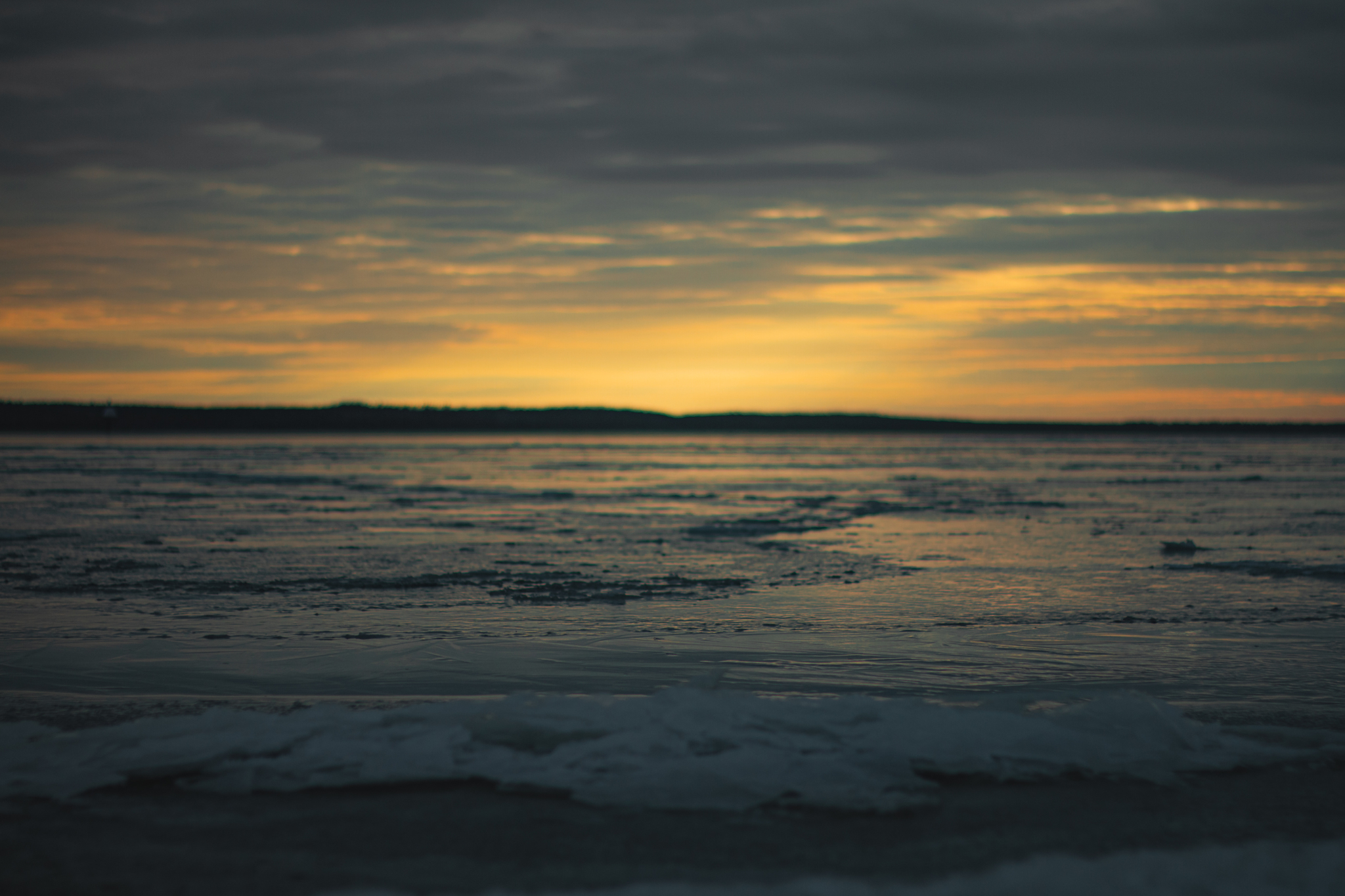 Surroundings - My, The photo, The nature of Russia, Canon 7d, Sunset, Beginning photographer, Shore, Lightroom, beauty of nature, Ice