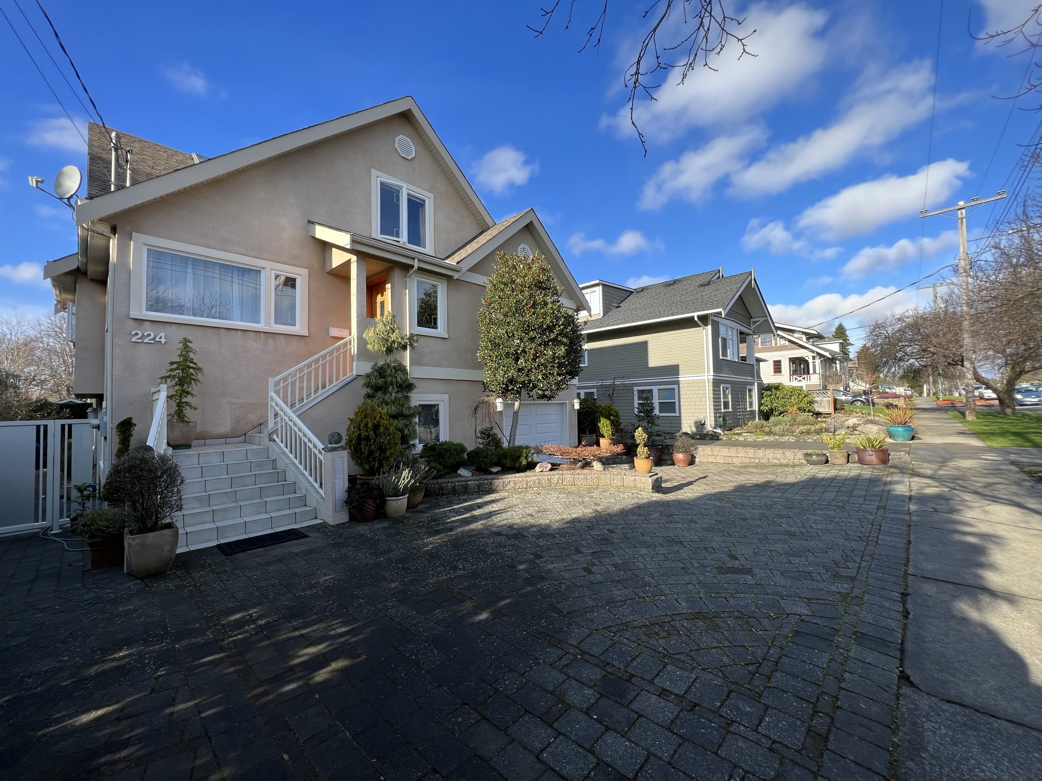 Canada - My, Town, House, The street, Winter, January, A life, beauty, Canada, Longpost