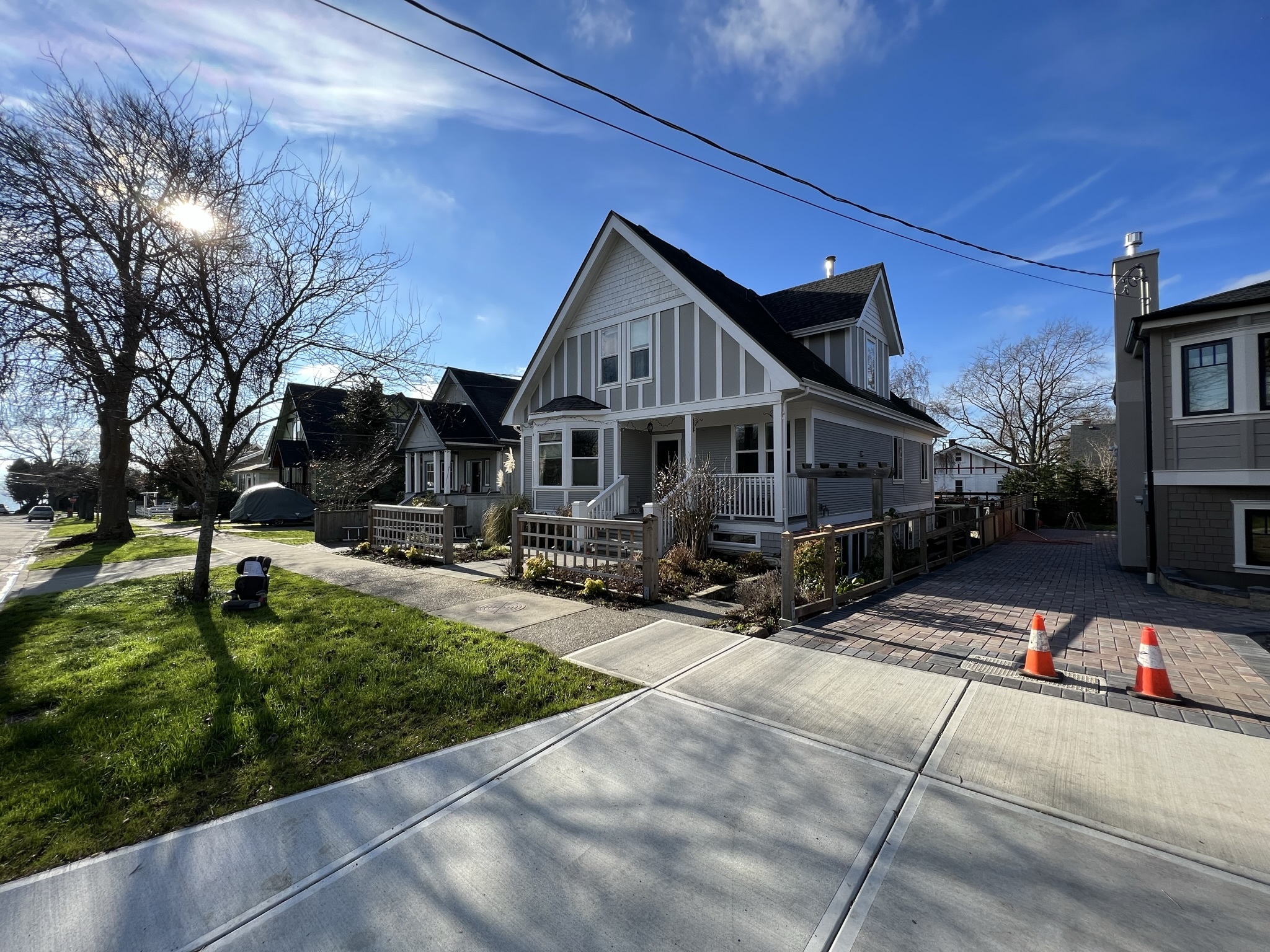 Canada - My, Town, House, The street, Winter, January, A life, beauty, Canada, Longpost