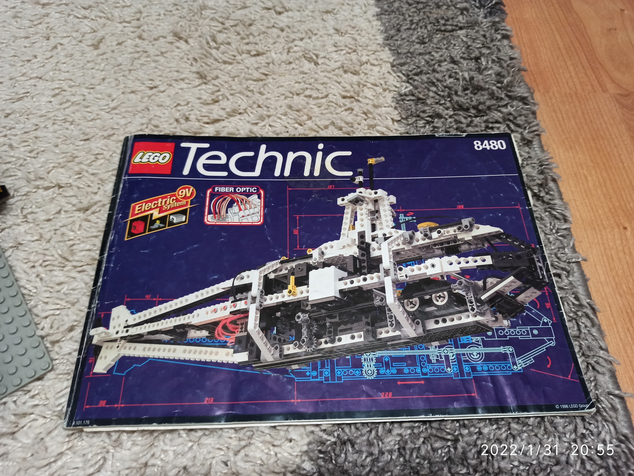 Космический шаттл 1996 год - Моё, LEGO, LEGO technic, Конструктор, 90-е, Подарки, Длиннопост