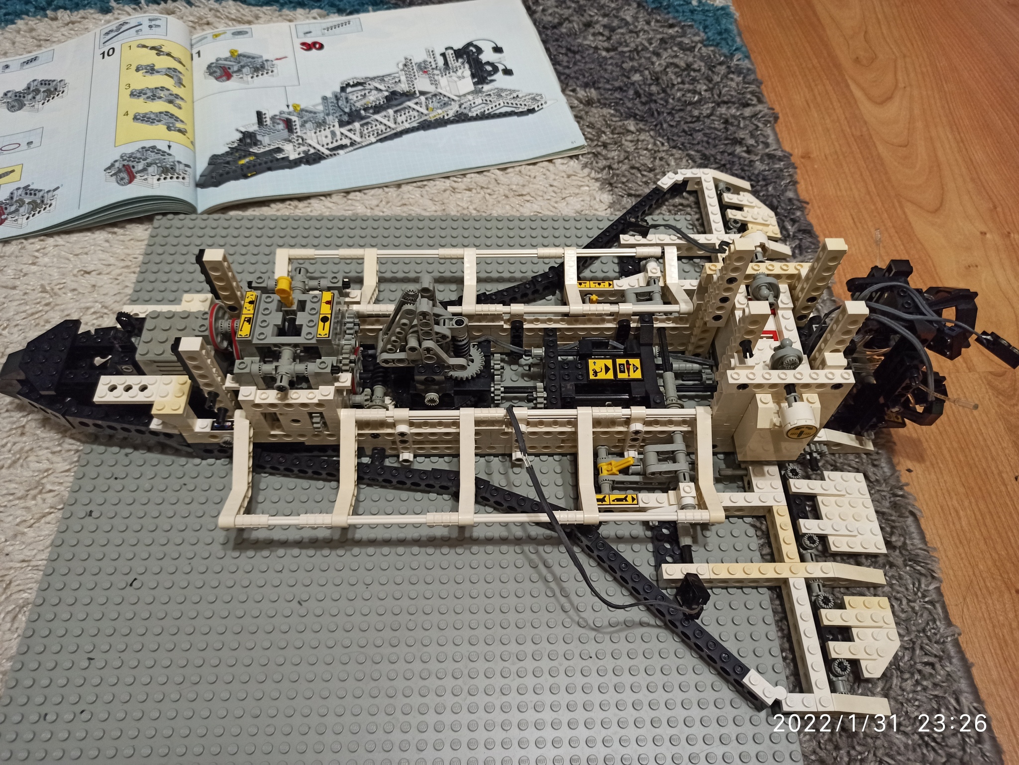 Космический шаттл 1996 год - Моё, LEGO, LEGO technic, Конструктор, 90-е, Подарки, Длиннопост