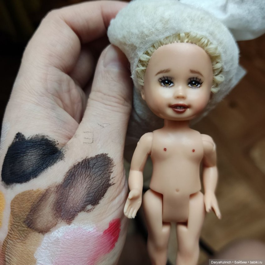 Second experience of reworking a doll - My, Needlework with process, With your own hands, Rework, It Was-It Was, Doll, Ooak, Longpost