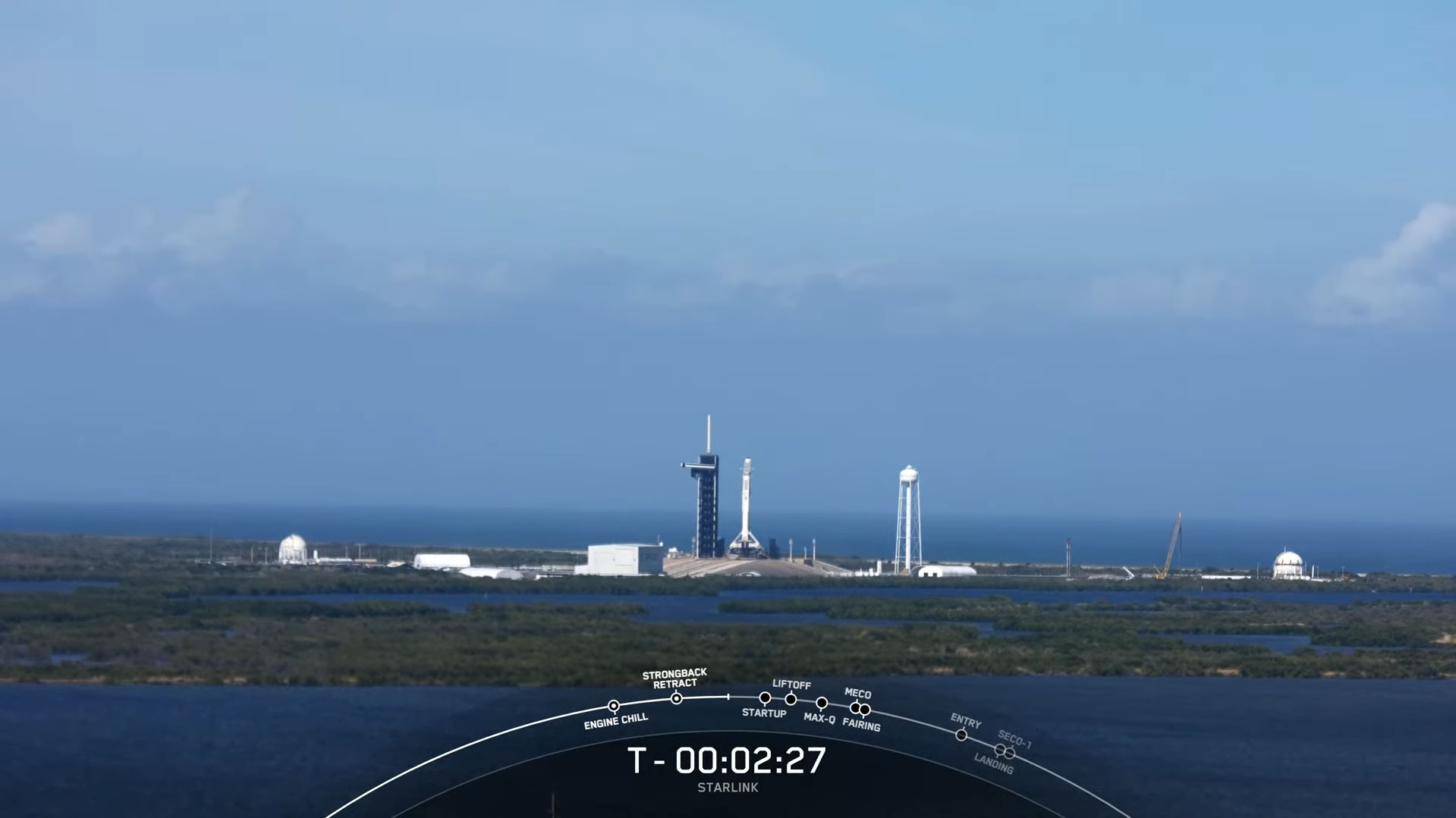 Launch of the spaceX Falcon 9 Block 5 / Starlink Group 4-7 mission - Spacex, Space, Rocket, Falcon 9, news, Science and technology news, Rocket launch, Longpost, Video