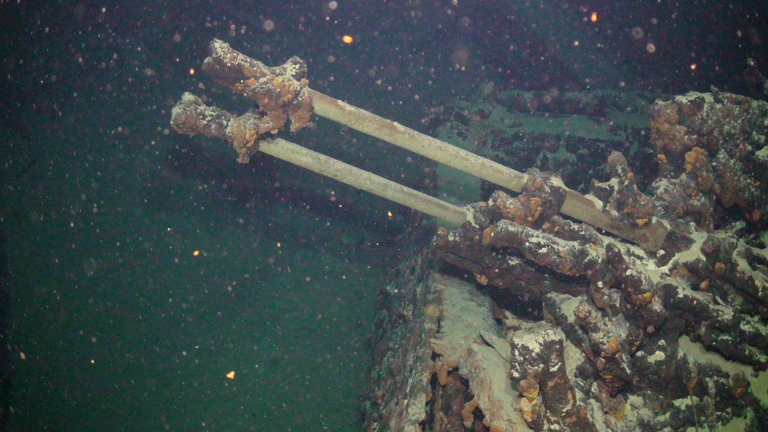 Italian battleship RN Roma at a depth of 1000 meters - Bottom, Depth, Mediterranean Sea, Fleet, Battleship, The Second World War, Research, Interesting, Robot, The photo, Naval battles, Informative, Rust, Artillery, Underwater world, Bomb, Military history, Italy, Longpost