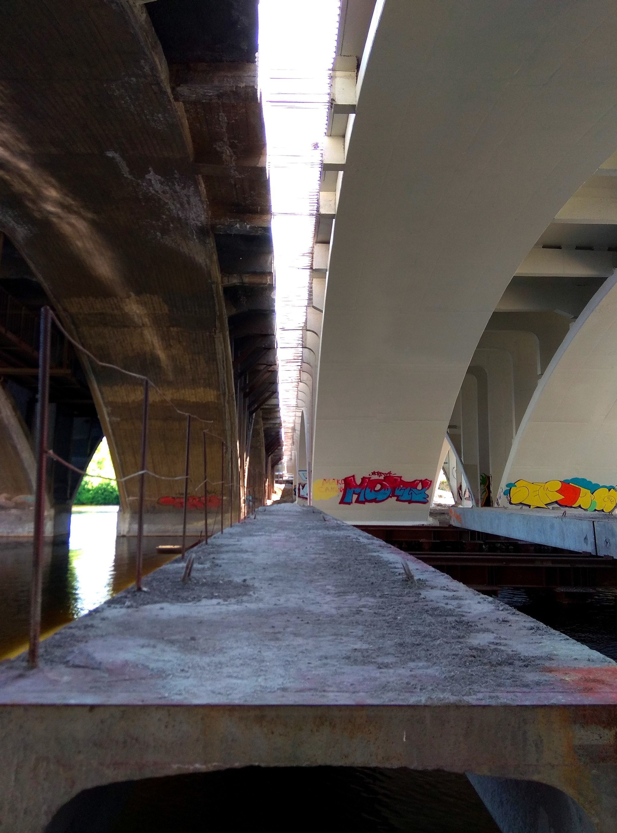 Bridge geometry - My, The photo, Yekaterinburg, Bridge, Geometry, Longpost