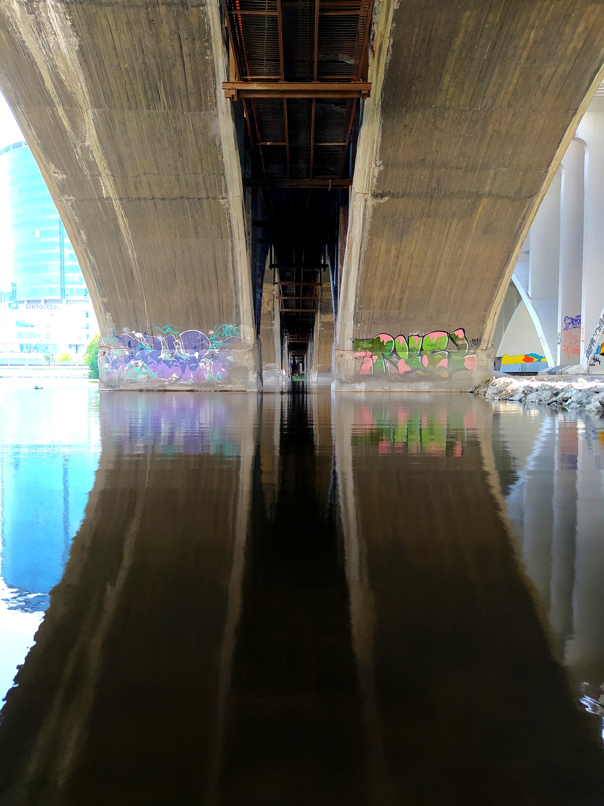 Bridge geometry - My, The photo, Yekaterinburg, Bridge, Geometry, Longpost