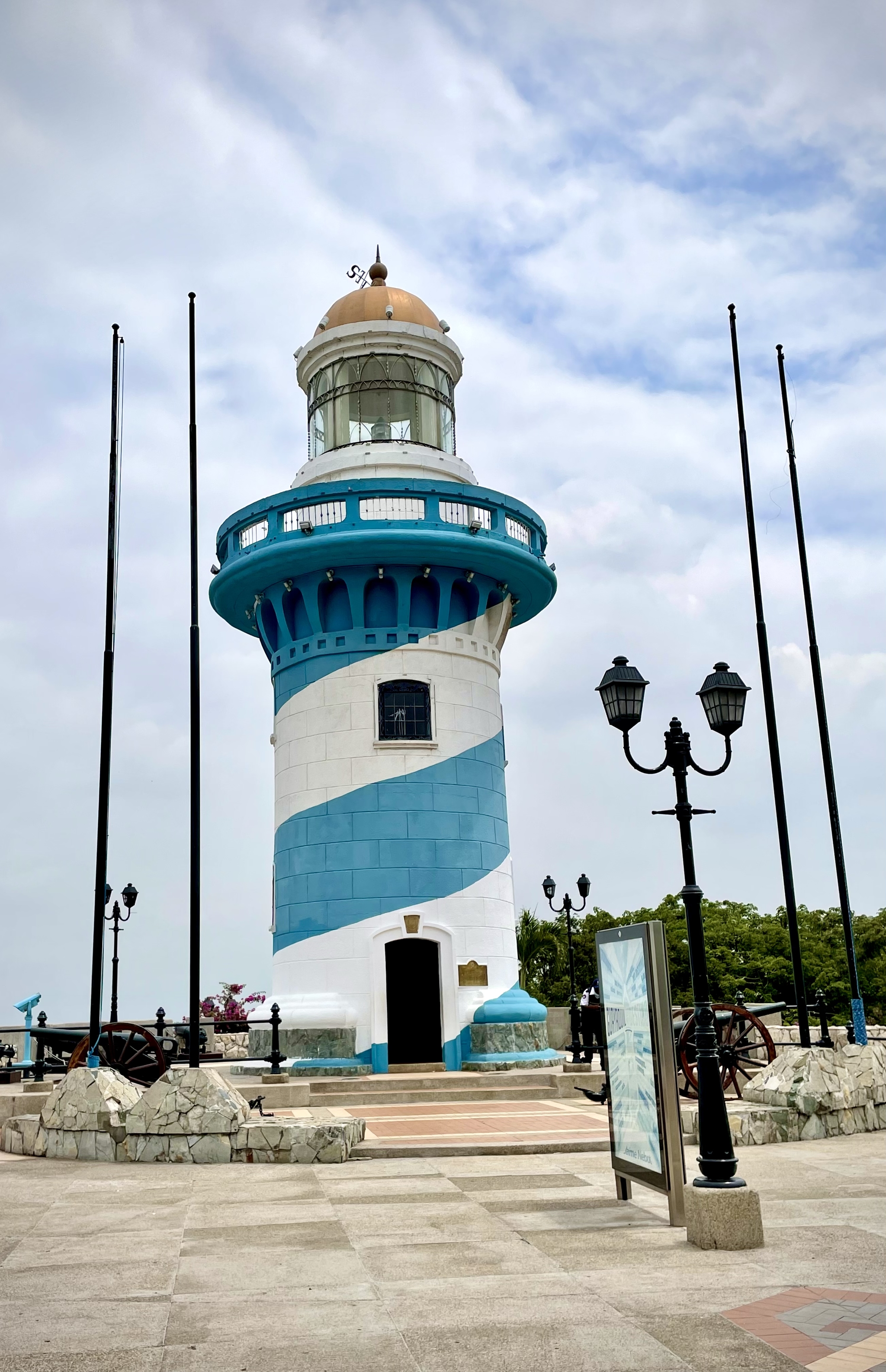 Lighthouse. Port - My, Town, Place, Legacy, beauty, Lighthouse, Port, Ocean, Ecuador