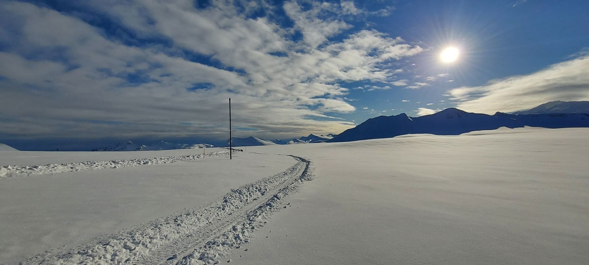 Some fresh snow - My, Kamchatka, Snowmobile, Longpost