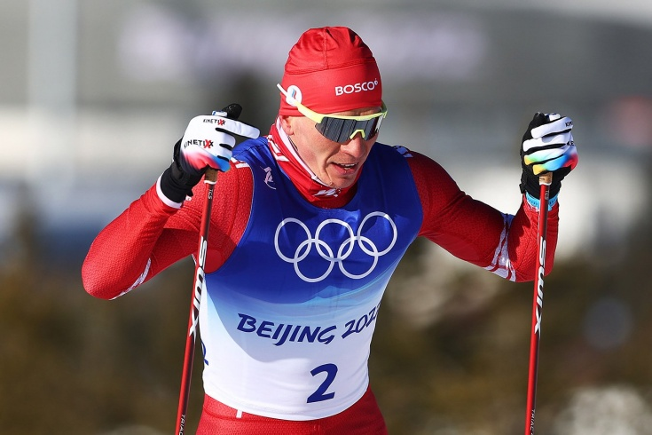 Alexander Bolshunov won gold in skiathlon at the Beijing Olympics. Spitsov wins silver - news, Skiathlon, Olympiad, gold medal