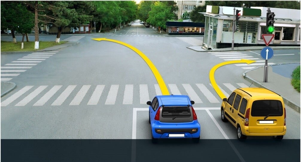 Which driver will break the rules by driving in the direction of the arrow? - My, Traffic rules, Motorists, Driver, Traffic police, Auto, Longpost