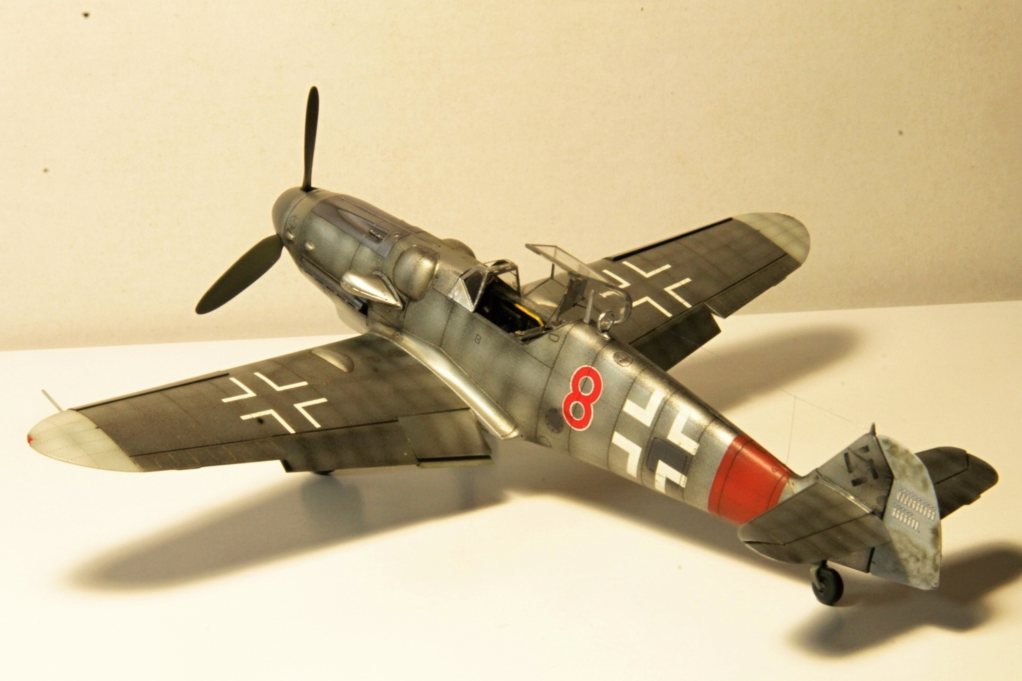 Bf 109G-6 late series  1/48 Eduard - My, Stand modeling, Modeling, Scale model, Aviation, Collection, Longpost