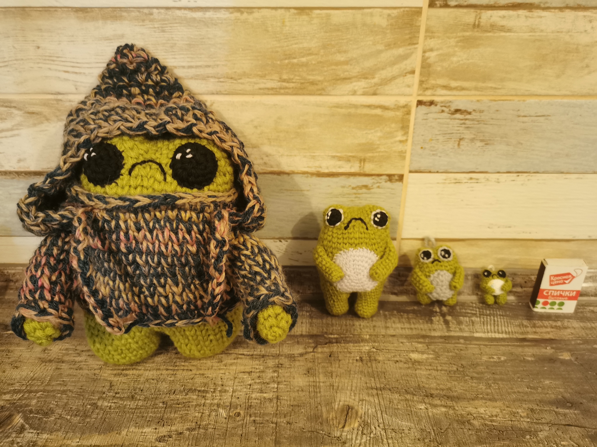 Replenishment in the paddling pool) - My, Crochet, Amigurumi, Knitted toys, Frogs, Longpost