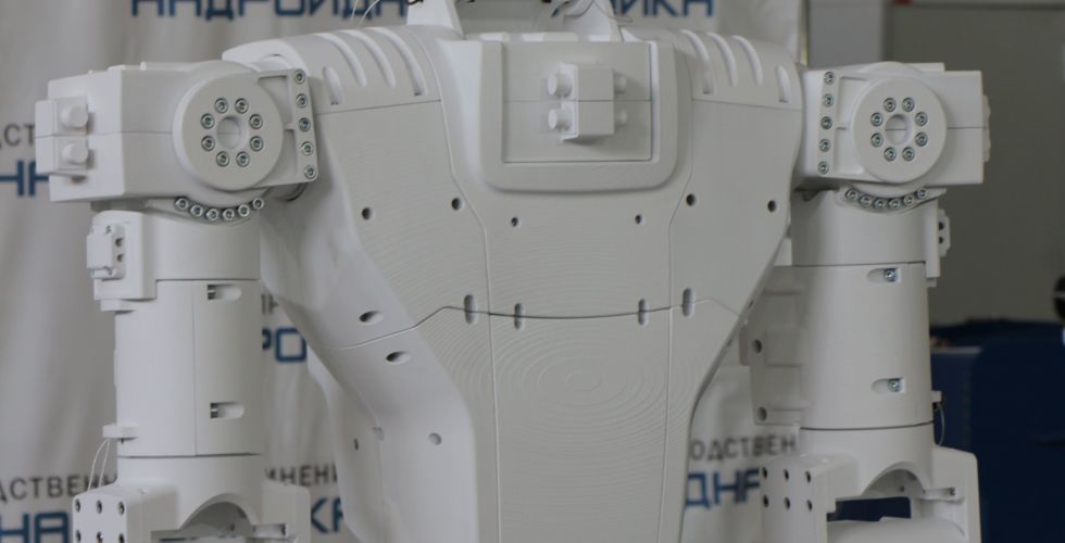 Roscosmos presented a prototype of the anthropomorphic robot Teledroid - Roscosmos, Robot, Robotics, Video