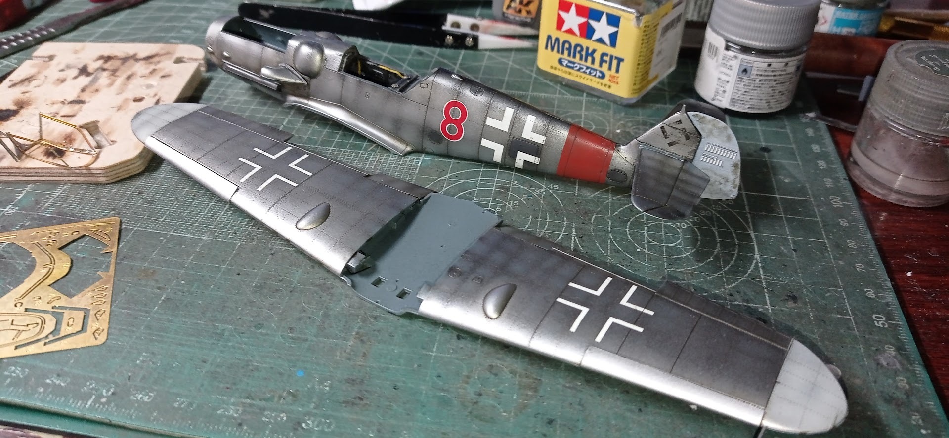 Bf 109G-6 late series  1/48 Eduard - My, Stand modeling, Modeling, Scale model, Aviation, Collection, Longpost