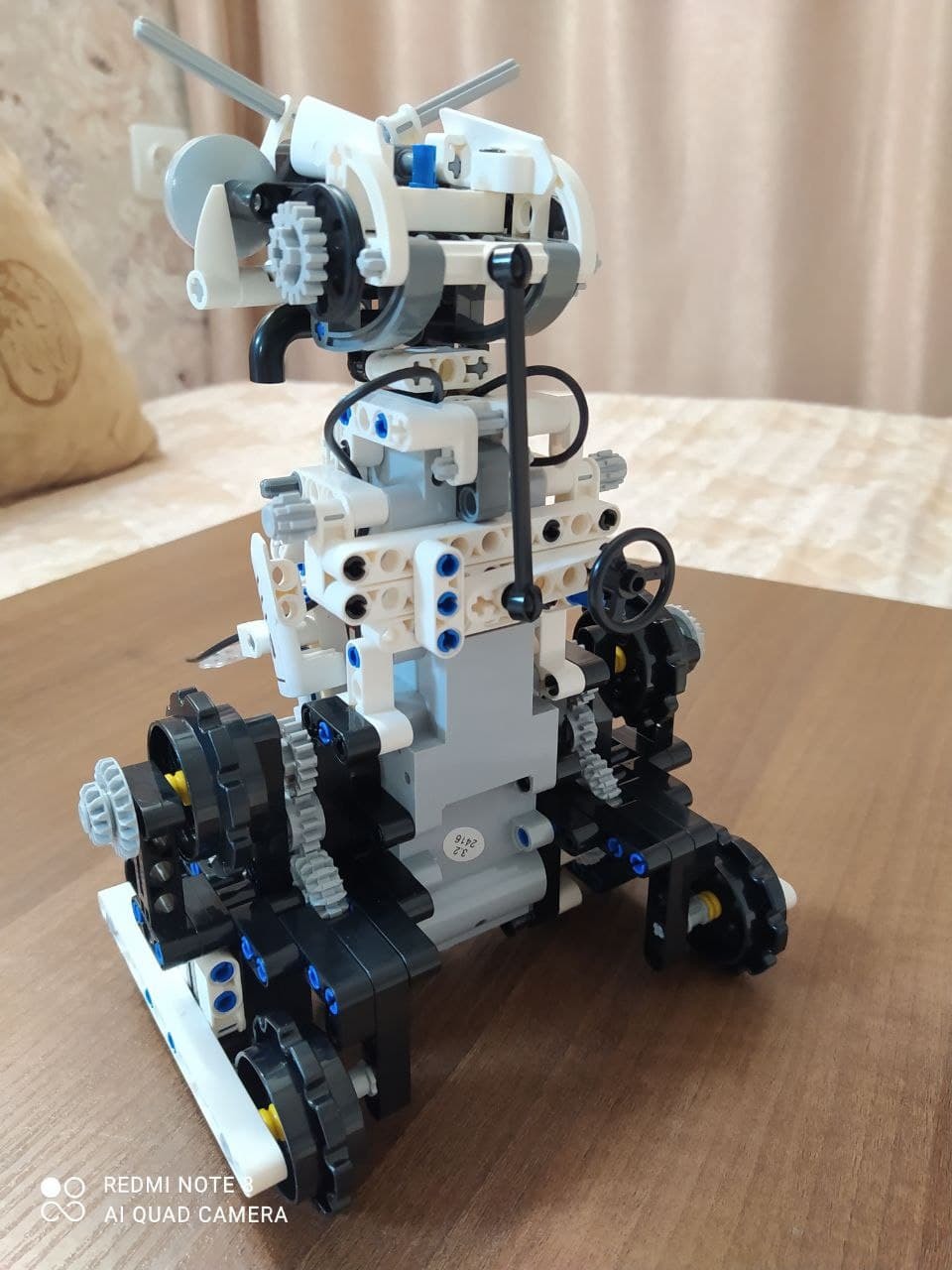 3 in 1 Robot by Mould King - My, Constructor, Hobby, Collection, Lego, Analogue, Nelego, Enthusiasm, Toys, Radio control, Radio controlled models, Robot, Lunar rover, Tanks, Turret, LEDs, Video, Longpost