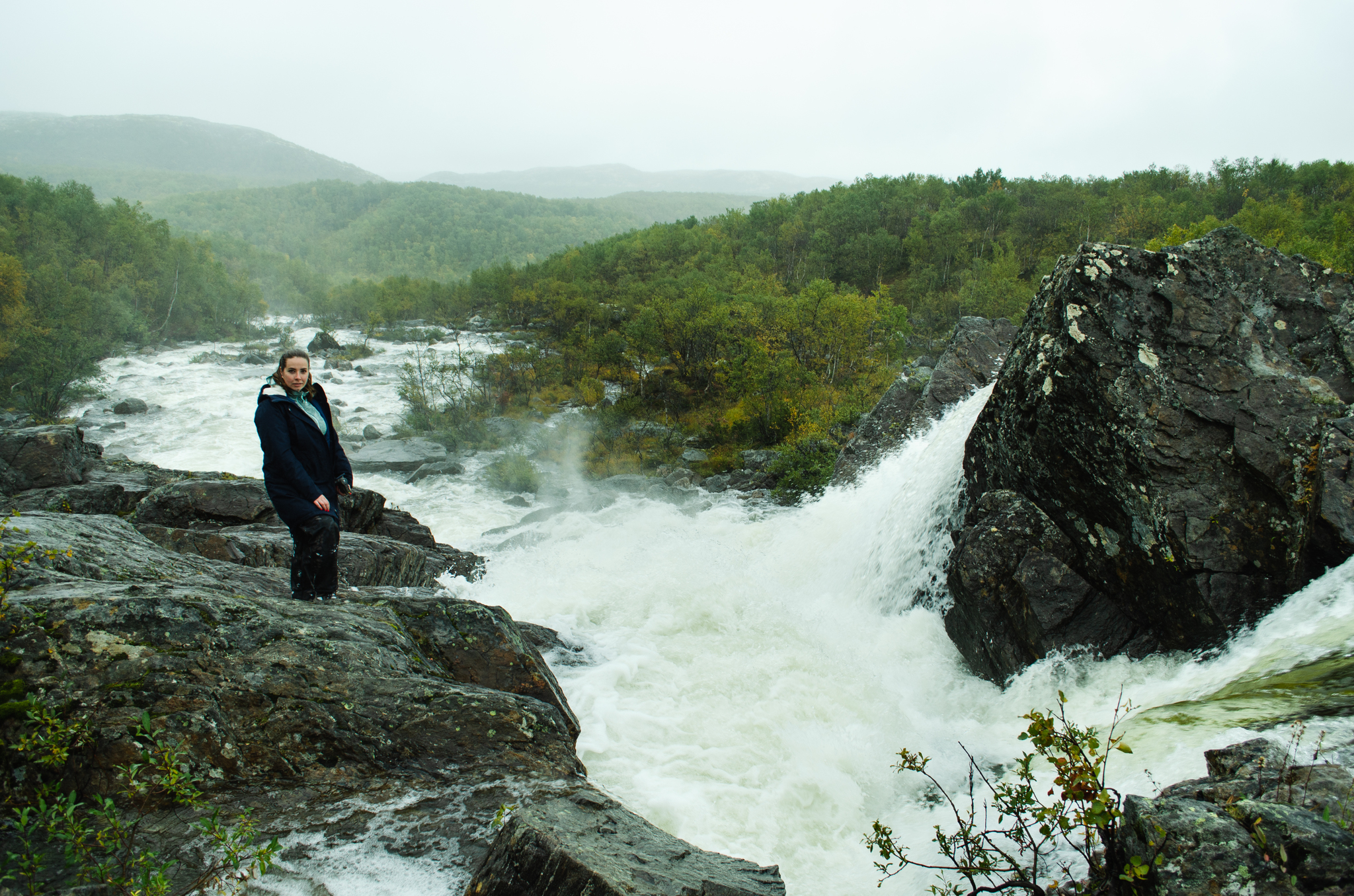 Kola. Medium and Fisherman in 2 days! - My, Travel across Russia, Travels, Nature, Mountain tourism, Waterfall, Туристы, Landscape, Lake, The nature of Russia, Kola Peninsula, Aerial photography, River, Карелия, North, Peninsula Middle, Video, Longpost, Video blog