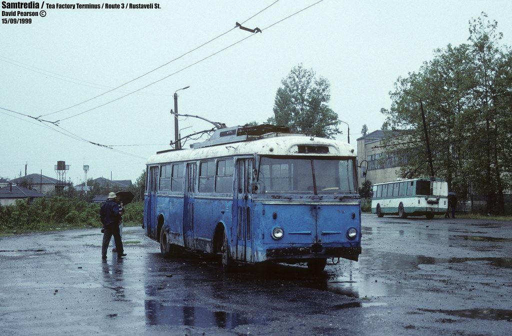 Photo of the Georgian trolleybus: Samtredia - My, Trolleybus, Electric transport, Georgia, Interesting, Story, Sadness, Longpost