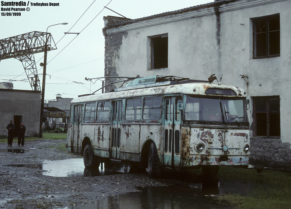 Photo of the Georgian trolleybus: Samtredia - My, Trolleybus, Electric transport, Georgia, Interesting, Story, Sadness, Longpost