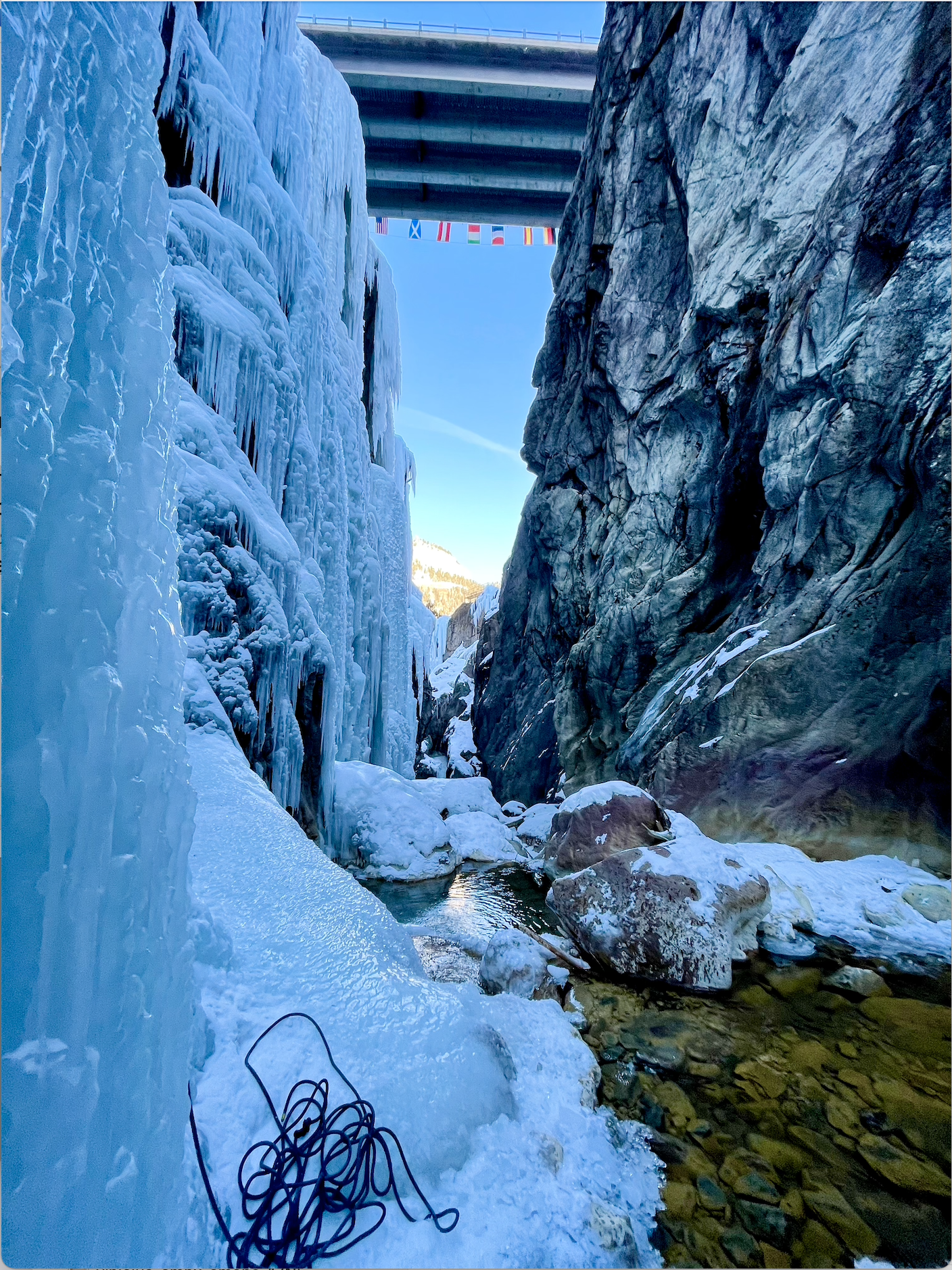 Yurei Ice Park - My, Mountaineering, Ice climbing, The mountains, Mountain tourism, Tourism, Longpost