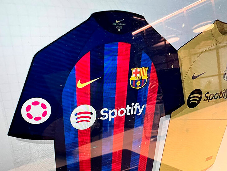 Spotify will become the title sponsor of the Spanish professional football club Barcelona - Sport, Football, Spotify, Barcelona Football Club