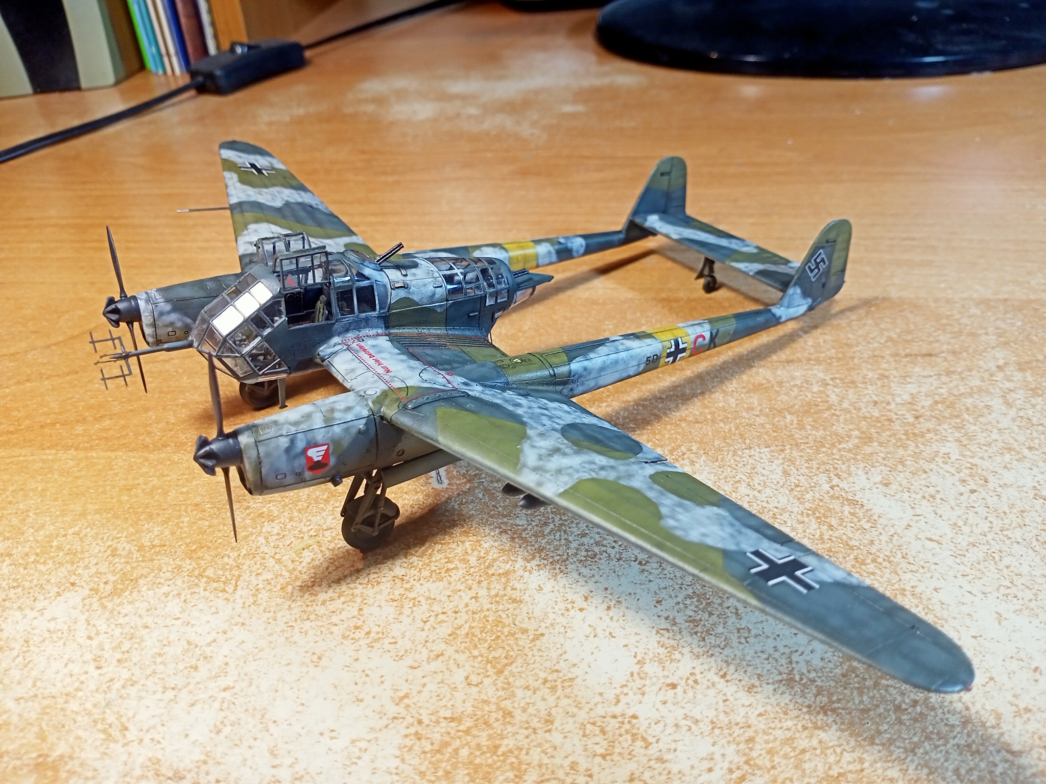 Focke-Wulf FW.189A-2 Uhu (1/72 ICM with Microdesign etching). Build Notes - My, Modeling, Stand modeling, Aircraft modeling, Prefabricated model, Assembly, Airbrushing, Miniature, Airplane, Aviation, The Second World War, With your own hands, Needlework with process, Needlework, Hobby, Bomber, Scale model, Germany, Luftwaffe, Scout, Frame, Longpost