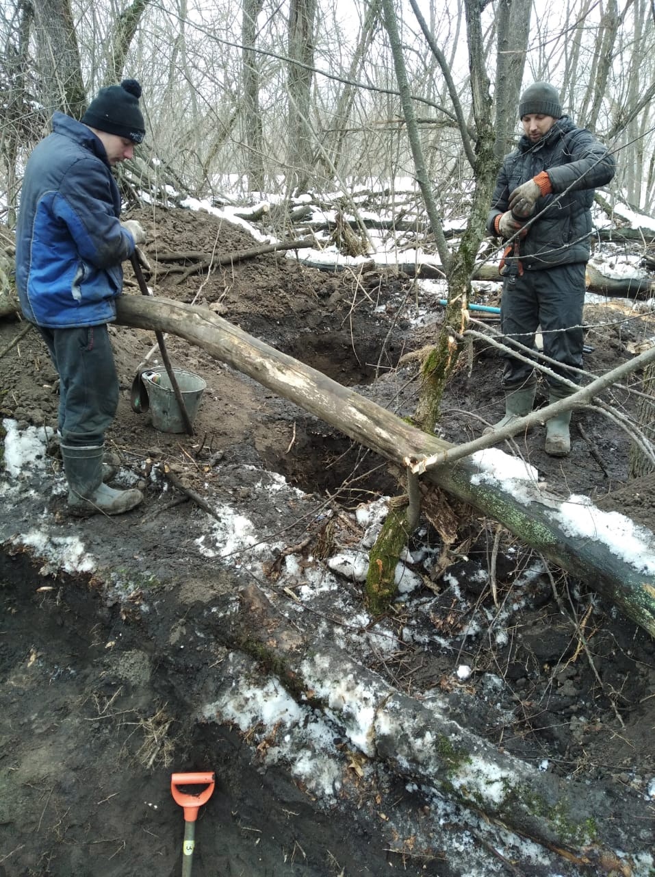 A hunter from the Kursk region searched underground for his dog for 5 days - The rescue, Lost, Animal Rescue, Kindness, Miracle, Positive, Kursk region, Video, Longpost