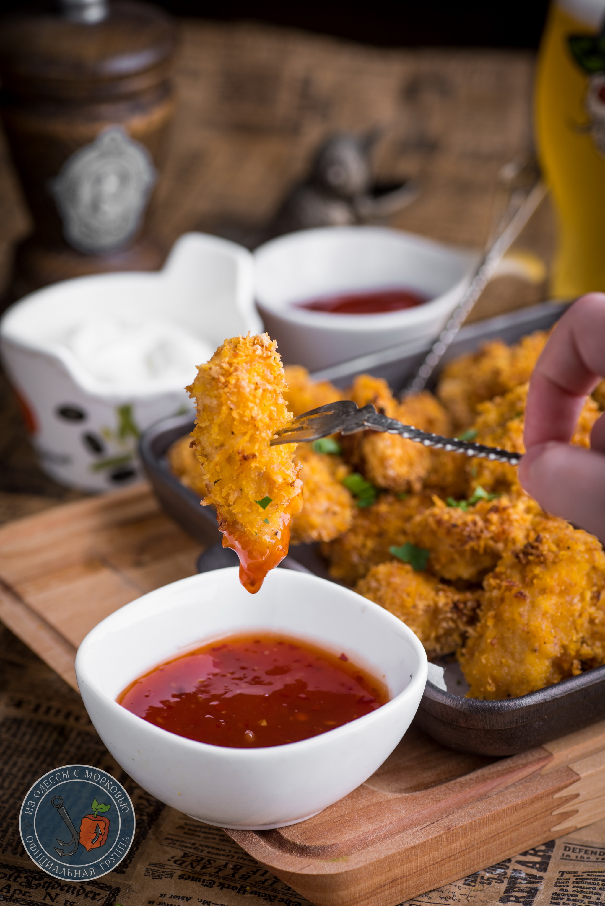 Crispy nuggets. Oven version - My, From Odessa with carrots, Cooking, Food, Recipe, The photo, Longpost