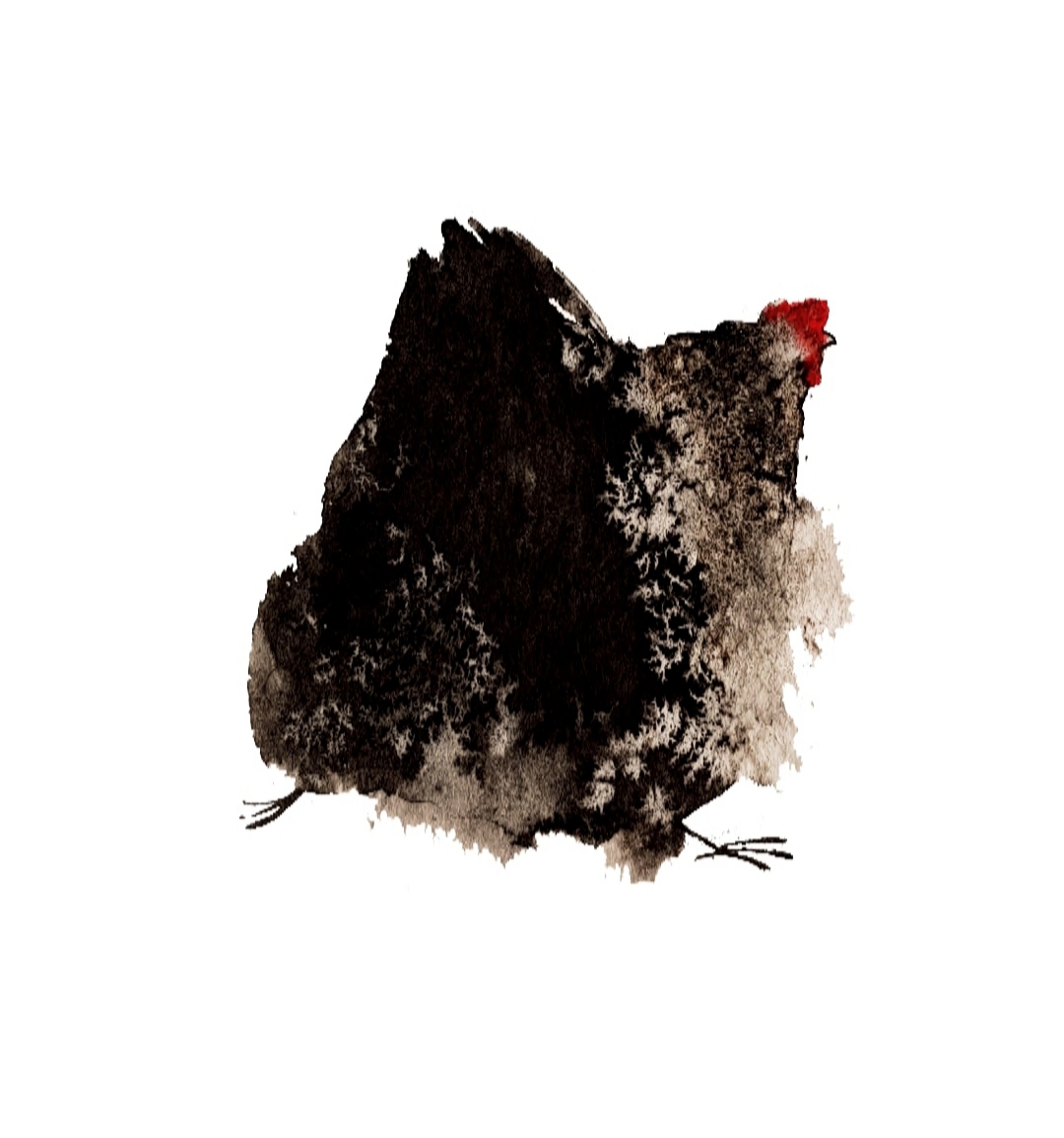 Ryaba chicken - My, Illustrations, Drawing, Story, Watercolor, Ryaba chicken, Art, Longpost