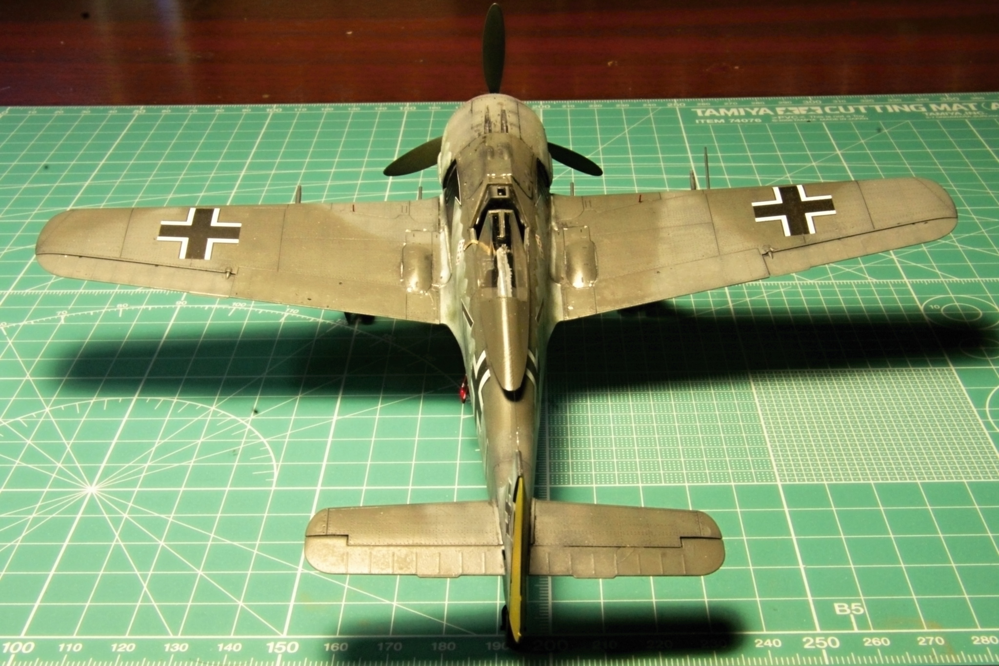 Fw 190A-3 / 4 guns wings Eduard 1/48 - My, Stand modeling, Scale model, Collecting, Aviation, The Second World War, Longpost