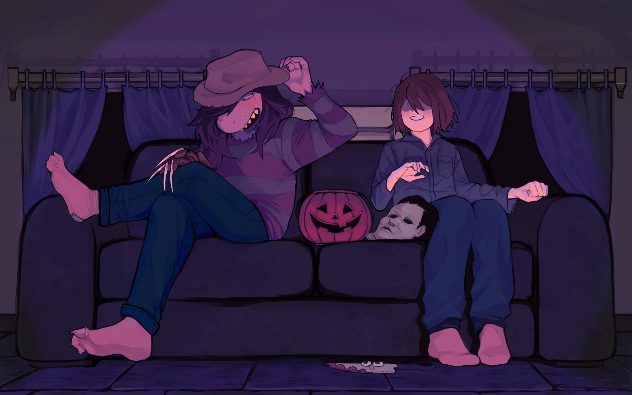 Halloween Romance - Deltarune, Kris, Susie, Games, Comics, Longpost