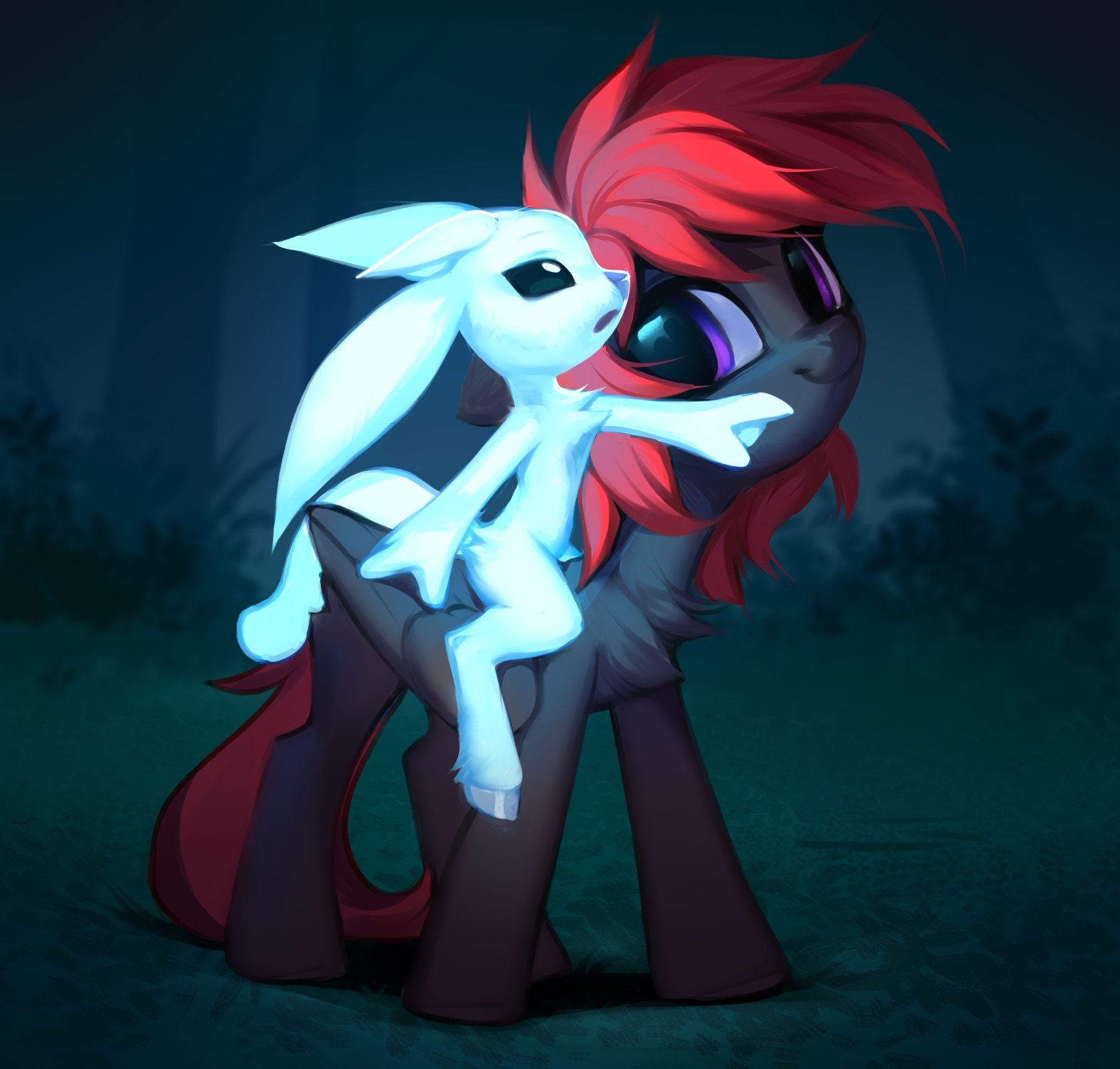 Go there - My little pony, Original character, Ori, PonyArt, Art, Vensual99, MLP crossover