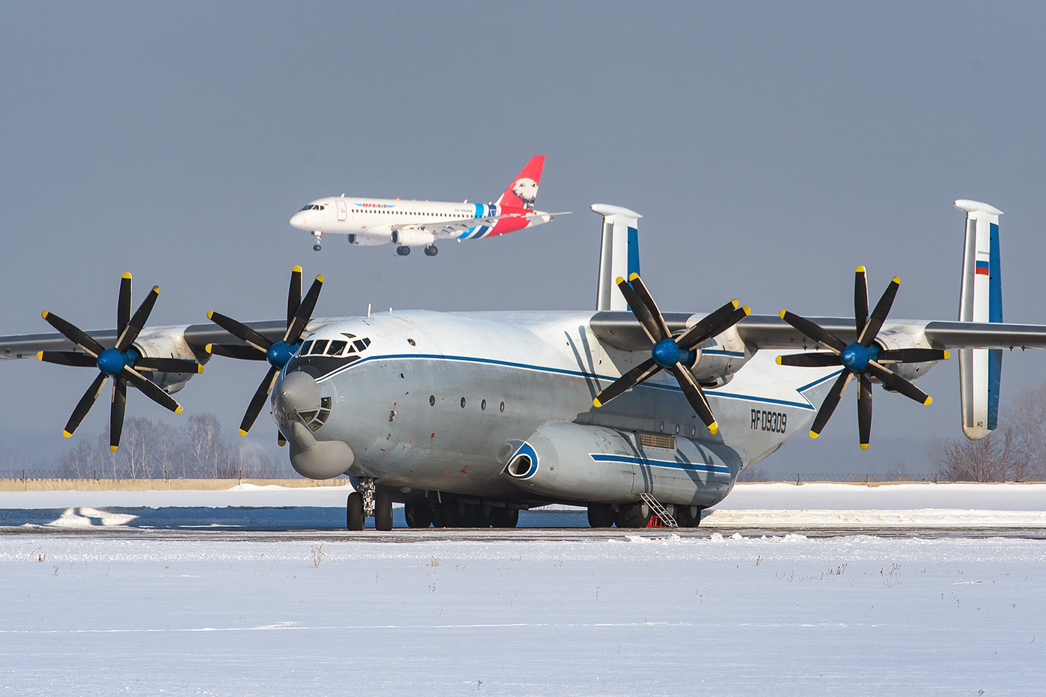 What a small one! - My, Aviation, Airplane, The photo, Novosibirsk, Antey, Longpost