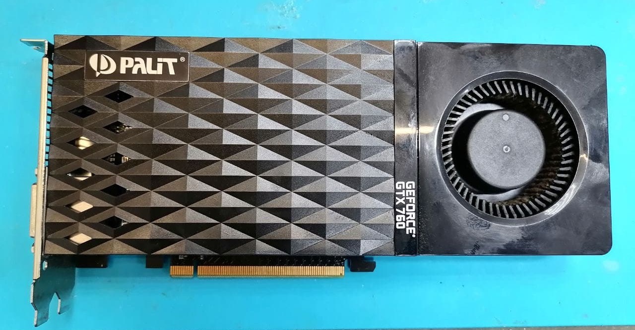 Тыж пайщик или ремонт залитой GTX 760 | Пикабу